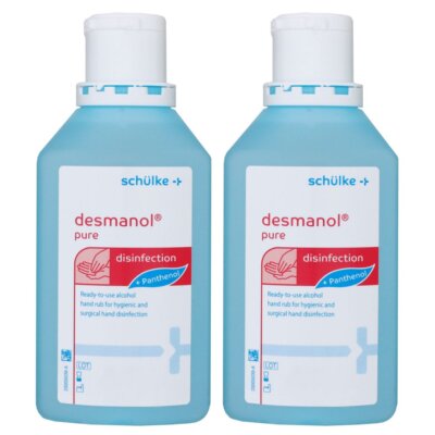 Schülke desmanol pure 2 x 500 ml Handdesinfektionsmittel Set