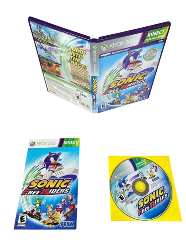 Microsoft Xbox 360 CIB Complete TESTED Sonic Free Riders PH