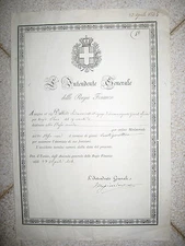 W900-PIEMONTE-NOBILTA'-Casimir Massimino De Ceva Autograph