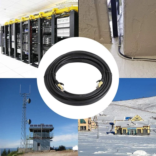 Shielded Outdoor Cat8 Ethernet Cable 6.5ft, 40Gbps 2000MHz ≤98ft, Direct Burial - Bild 9 von 12
