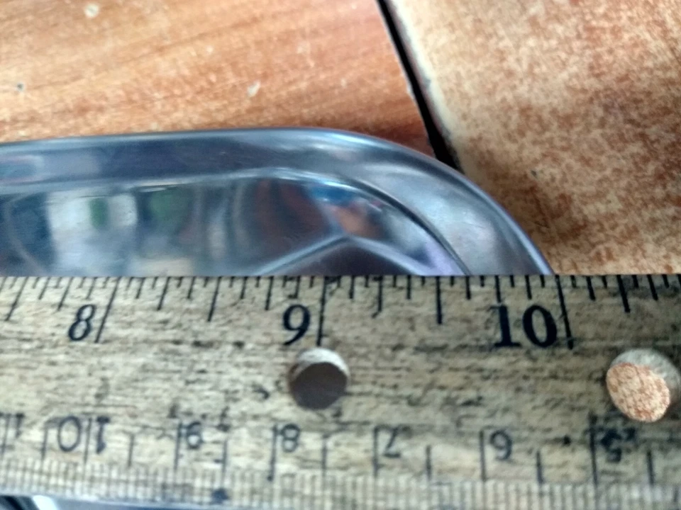 Ford Econoline Acero Inoxidable Izquierdo Dr Side Van Espejo Cabezal Bloqueo Oscilante Tipo 6 Foto 3 de 4