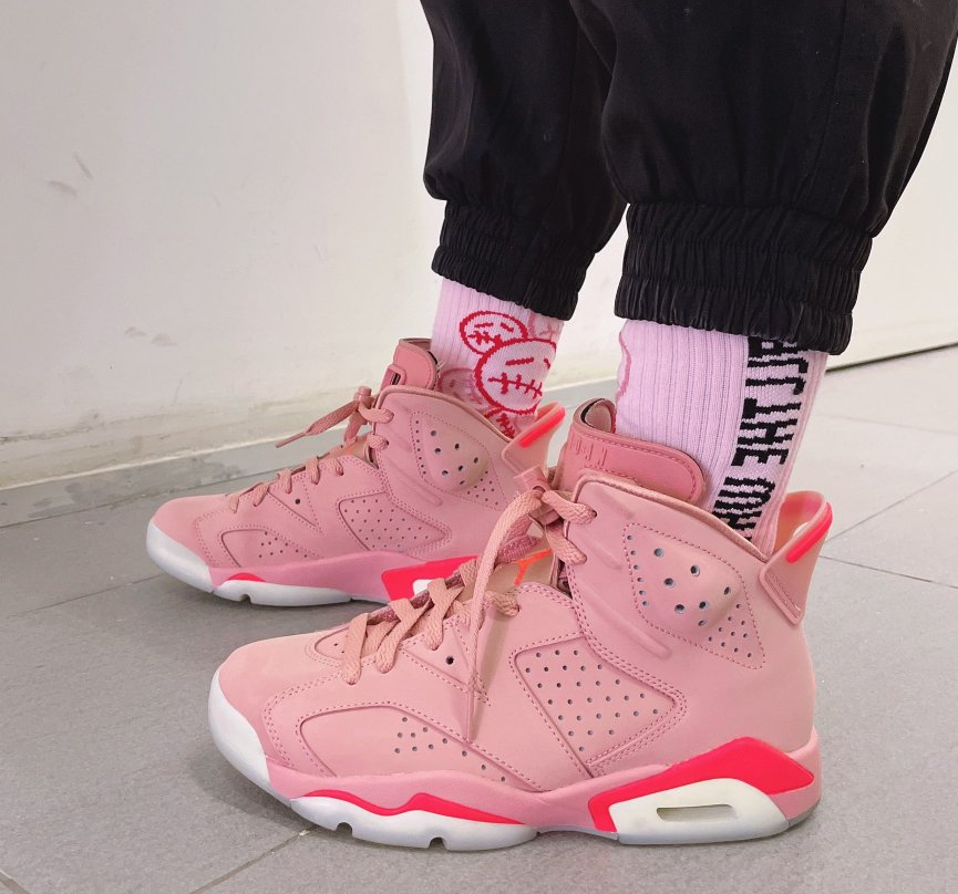 ナイキ nike エアージョーダン6 アレイリメイ キッズ 5Y 22 22.5 Jordan 6 Aleali May | eBay