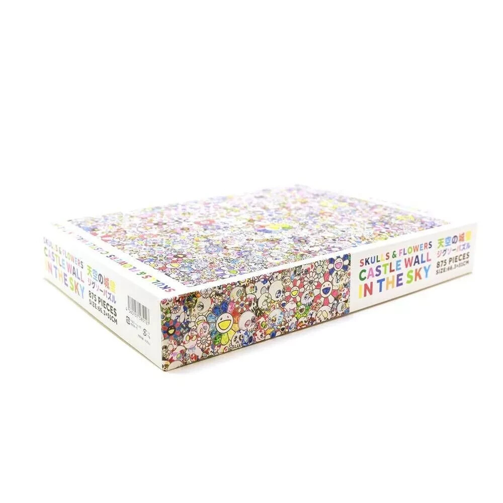 Takashi Murakami Puzzle SKULLS & FLOWERS BLUE SIGNAL CASTLE