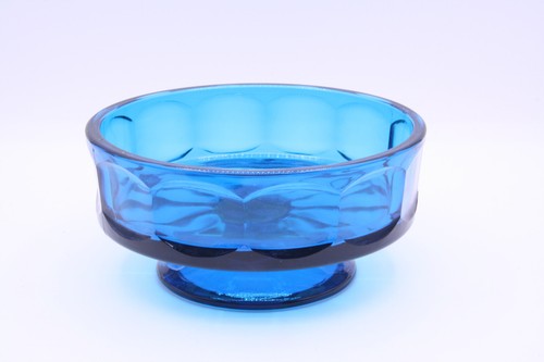 Viking Epic Diamond Steeple Covered Candy Dish Bluenique Vintage MCM - Picture 9 of 9