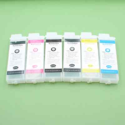 6pcs PFI 107 PFI-107 Refillable Ink Cartridge for Canon iPF680 685 770 780 