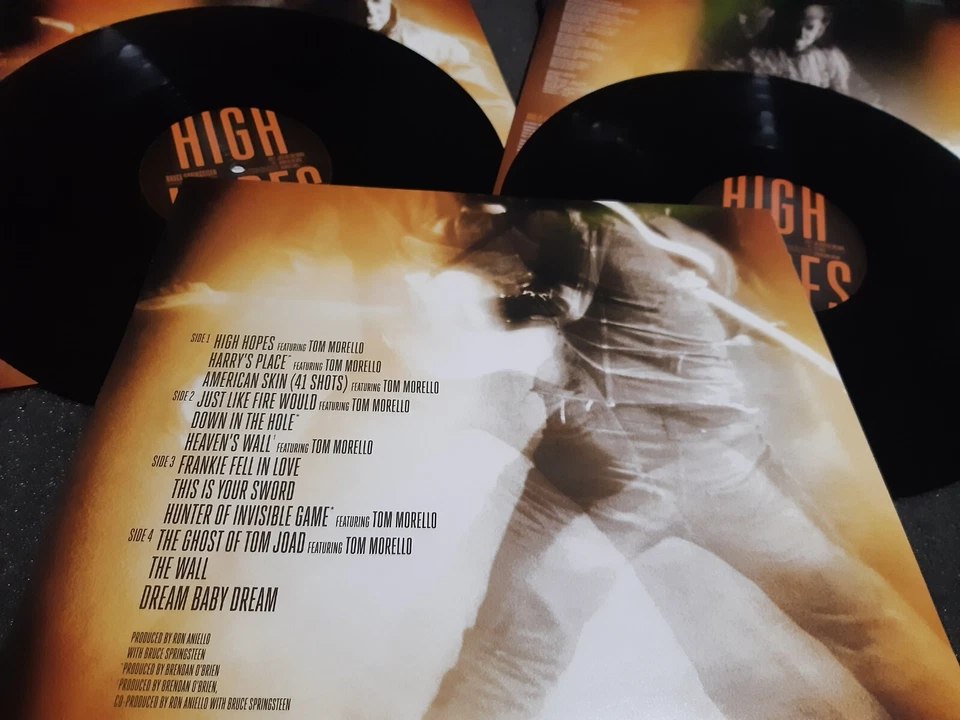 BRUCE SPRINGSTEEN autograph lp HIGH HOPES signed live tour 2025 - Photo 3/3