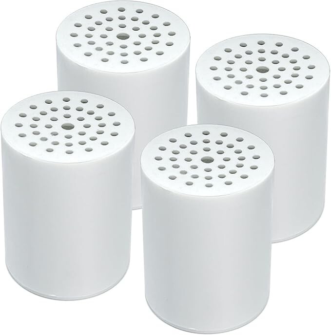 4 Pack 15 Stage Shower Filter Replacement Cartridge, Shower Filter Casaheal