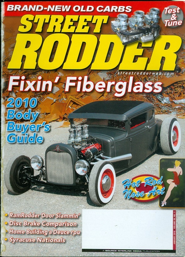 2010 Street Rodder Magazine: Fixin' Fiberglass/Body Buyer's Guide/Disc Brake