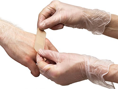 Disposable Plastic Vinyl Clear Gloves Non Sterile Powder Free Latex Free,100Pack - Picture 6 of 11