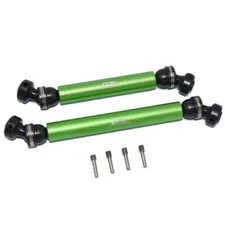 GPM Steel + Aluminum Front + Rear CVD Drive Shaft Green : Axial 1/10 RBX10