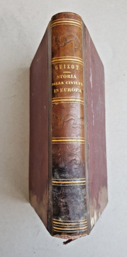 Storia della civiltà in Europa,  Guizot F.P.G. Guizot. Ed. Giuseppe Reina 1856 - Foto 1 di 4