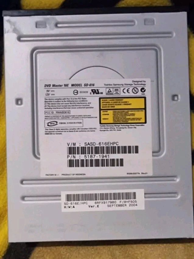 Samsung DVD Master 16E MODEL SD-616 - Image 4 of 4