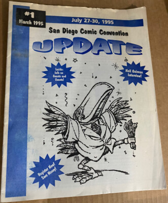 SDCC UPDATE #1 1995 San Diego Comic Con International Toucan Mascot Cover RARE