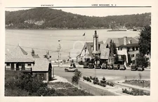 Entrance Lake Mohawk NJ New Jersey RPPC Photo Postcard COPY