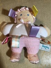 Mary Meyer Taggies Doll 8in Baby Plush Lovey Soft Toy 2006 Stuffed Doll 1st Baby
