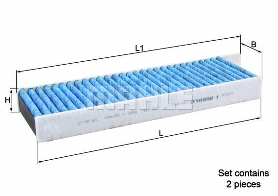Mahle Innenraumfilter Antibakteriell FüR Peugeot 3008,5008 Ii,Expert,Partner-image
