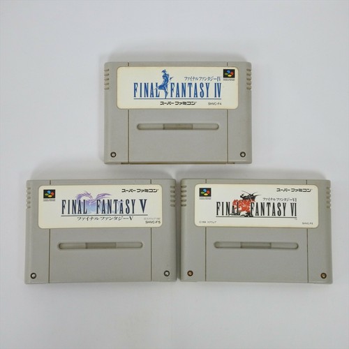 Super Famicom FINAL FANTASY 4 5 6 Set Nintendo Cartridge Only sfc | eBay