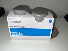 Room Essentials~ 3pc Gray Bath Bundle Set: So...