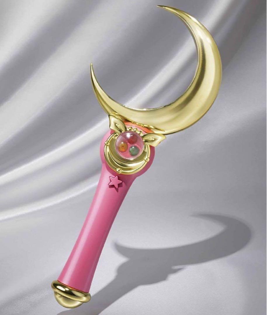 カードダスその他 BANDAI PROPLICA PINK MOON STICK Bandai Sailor Moon Pink Moon Stick Replica With Sound