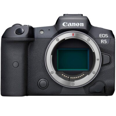 Canon EOS R5 45.0MP Mirrorless Camera - Black (Body Only)