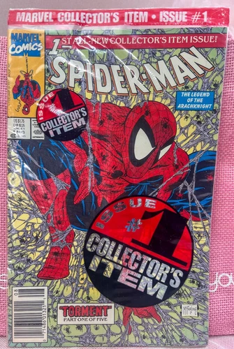 Spider-Man 1 August "Torment" Part One McFarlane COLOR Collector's Issue BAGGED