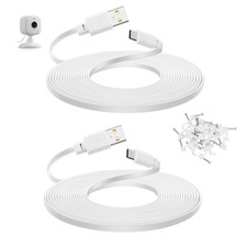 Smays 2-Pack 30 Ft Power Cord for Blink Mini 2, Blink Outdoor 4 Camera, Long USB