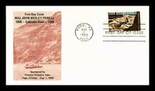 #1374 1969 John Wesley Powell PHOENIX PHILATELIC ASSOC 1st Cachet FDC VF UNADDR