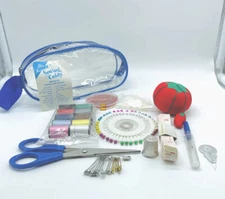 Mini ALLARY Sewing Kit Portable Home Travel Thread Needle Storage Bag New