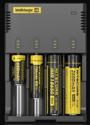 Nitecore Intellicharger Battery Charger 4 Slots