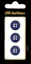 Dill Buttons ~ (1331) - 9/16" - 3 ct