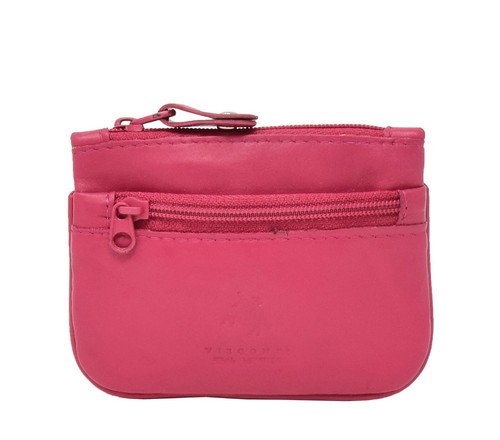 Real Soft Leather Key Holder Small Size Coins Wallet Money Change Case Pouch AV3 - Picture 12 of 21