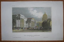 1842 Meyer print GENERAL POST OFFICE, LONDON (#12)