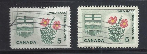 CANADA # 426var D'OCCASION VF ERREUR D'ENREGISTREMENT/FLEUR DÉTACHÉE BS18282 - Photo 1 sur 1