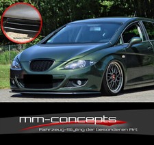 CUP Spoilerlippe SCHWARZ für Seat Leon 1P Frontspoiler Spoilerschwert Ansatz IN