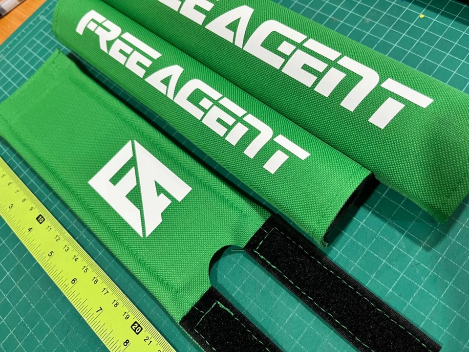 Бесплатный агент 3 изделия (зеленый) Bmx подушечка Padset - Изображение 3 из 3