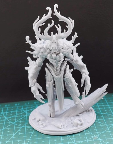 100mm resin figure model Fantasy Monster Goatman Warrior unassembled unpainted - Picture 3 of 4