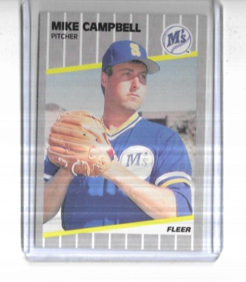 1989 Fleer #543 Mike Campbell Seattle Mariners | eBay