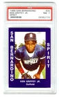 KEN GRIFFEY JR.~SAN BERNARDINO SPIRIT~1988 PSA-7 NR-MT MINORS ROOKIE RC CARD #34