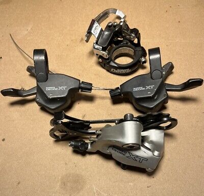 Shimano XT / Deore Groupset 3x8 Shifters With 9 Speed Shimano XT / Deore Groupset 3x8 Shifters With 9 Speed