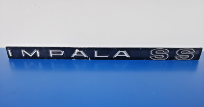 65 1965 Chevy Impala SS Super Sport Front Grill OEM Emblem Script