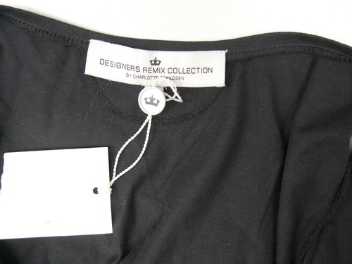 Designers remix collection Von Charlotte Eskildsen Top T-Shirt Top Schwarz XL - Bild 3 von 4