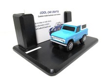 Classic Bronco Business Card Holder Desk Art For Ford Salesman 4wd 4x4 Fan