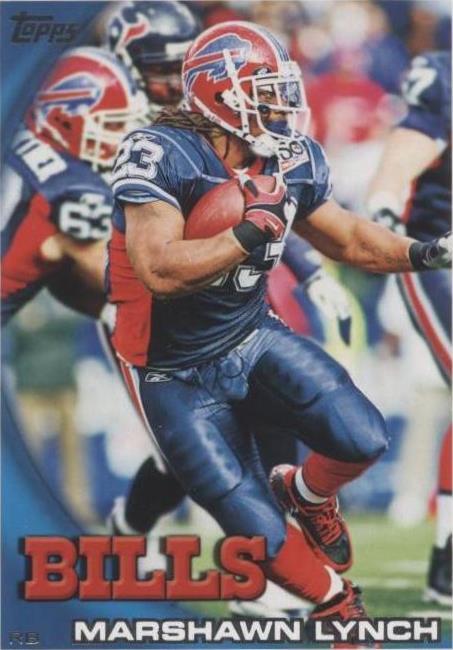 2010 Topps Marshawn Lynch #112 - 1 of 2
