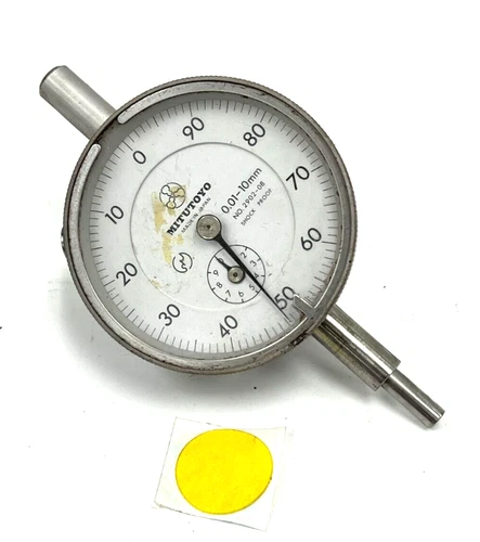 MIUTOYO 290208 DIAL GAUGE 0.01-10MM RANGE OAL 2-1/4"