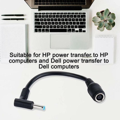 7.4mm To 4.5mm DC Power Charger Converter Adapter UK Tip For HP Dell Hot sale - Photo 11/12