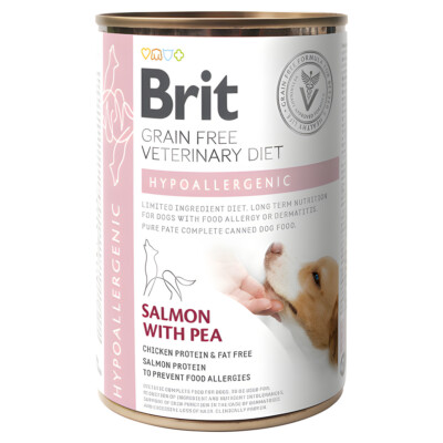 Brit Vet Dog Hypoallergenic 400 g, Hundefutter, NEU