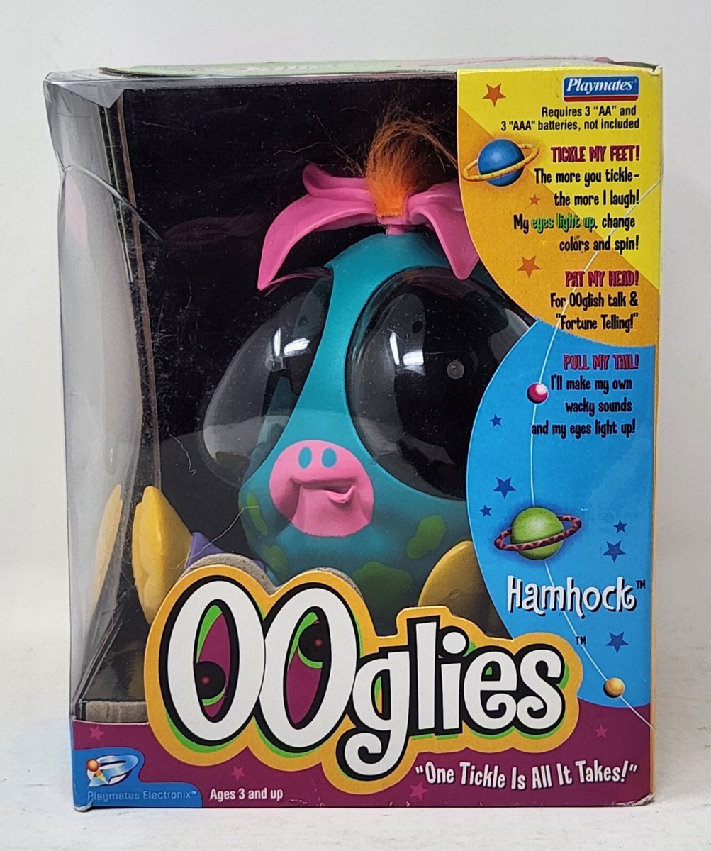 Vintage Playmates OOglies Hamhock Interactive Toy 1999 One Tickle