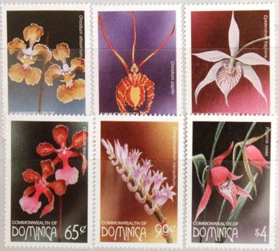 DOMINICA 1997 2316-27 Block 330 Orchideen Orchids Blumen Flowers Flora MNH - Bild 1 von 3