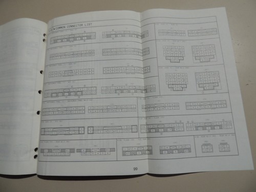 Wiring diagram Mazda RX-7 FD 01.1992 Werkstatthandbuch Schaltpläne Englisch - Picture 10 of 10