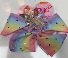 JoJo Siwa Fantasia Oversized Rainbow Unicorn Horn bow - new 